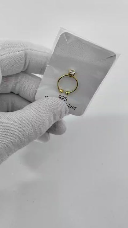 Tek Taşlı Gümüş Kız Çocuk Yüzük, Çocuk Yüzükleri, Çocuk Yüzüğü, Çocuk Yüzük Modelleri